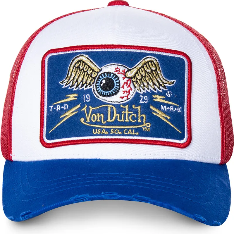 epci-curbata-alb-snapback-truck18-de-von-dutch