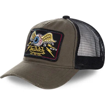 Șepci curbată camionagiu maro snapback TRUCK06 de Von Dutch