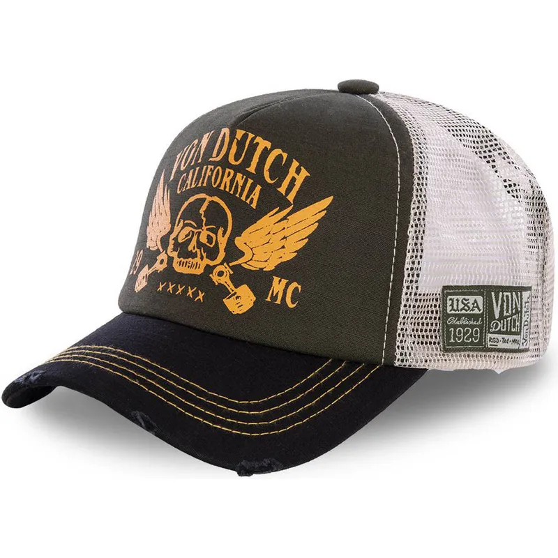 trucker-cap-braun-und-schwarz-crew5-von-von-dutch