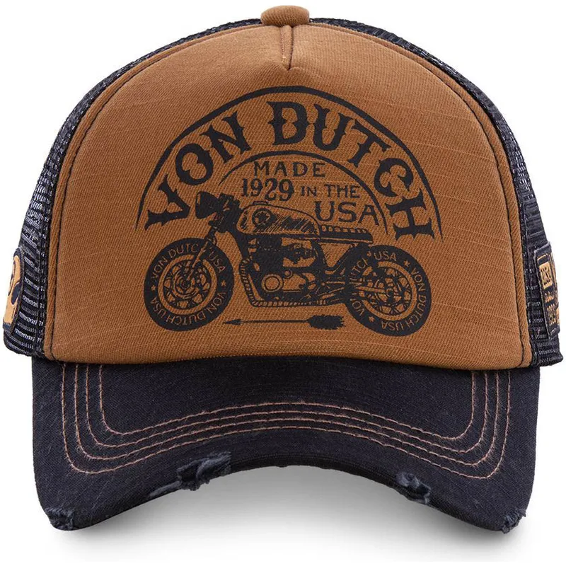 trucker-cap-braun-und-schwarz-crew6-von-von-dutch