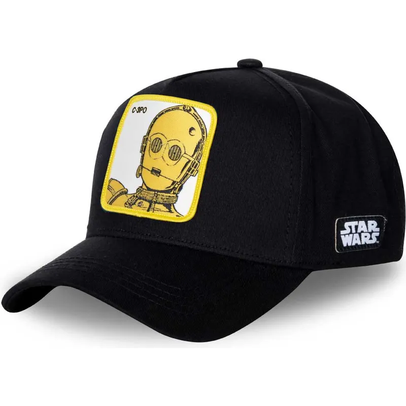 epci-curbata-negru-snapback-c3p3-c-3po-star-wars-de-capslab