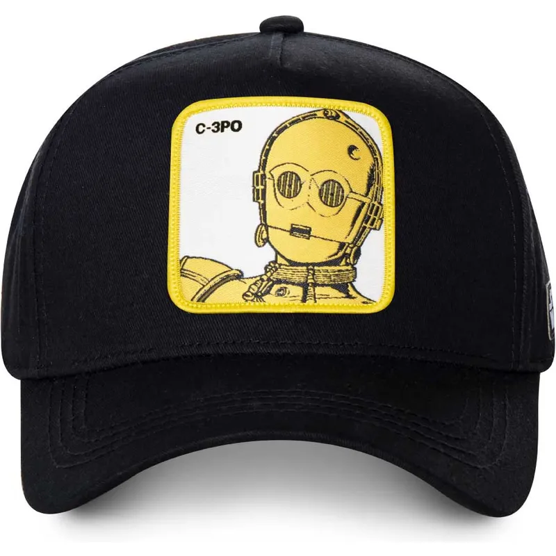 epci-curbata-negru-snapback-c3p3-c-3po-star-wars-de-capslab