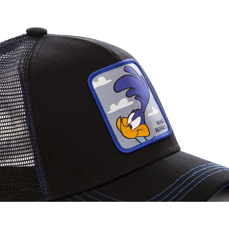 cappellino-trucker-nero-beep-beep-roa1-looney-tunes-di-capslab