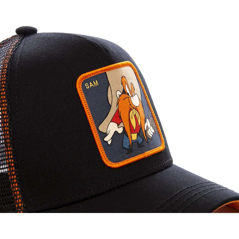 epci-curbata-negru-snapback-sam1-sam-mustacios-looney-tunes-de-capslab