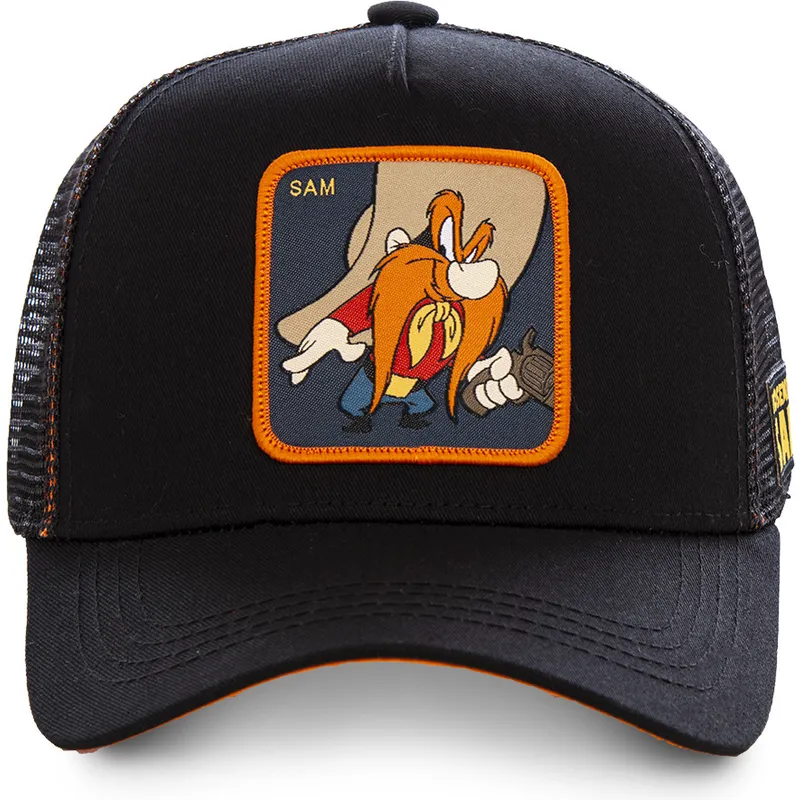 epci-curbata-negru-snapback-sam1-sam-mustacios-looney-tunes-de-capslab