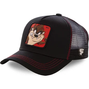 Șepci curbată camionagiu negru snapback Diavolul tasmanian Looney Tunes de Capslab