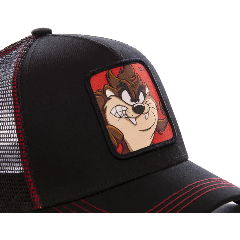 epci-curbata-negru-snapback-diavolul-tasmanian-looney-tunes-de-capslab