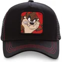 schwarze-trucker-cap-tasmanischer-teufel-taz1-looney-tunes-von-capslab