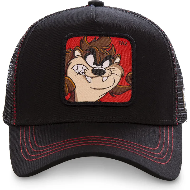 schwarze-trucker-cap-tasmanischer-teufel-taz1-looney-tunes-von-capslab