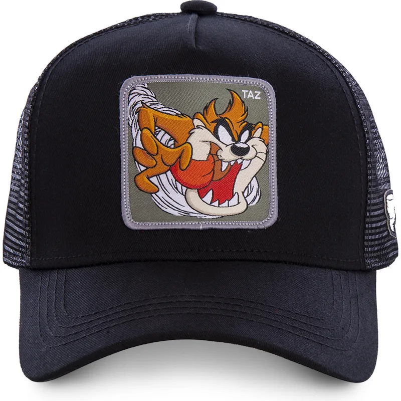 cappellino-trucker-nero-diavolo-della-tasmania-taz3-looney-tunes-di-capslab