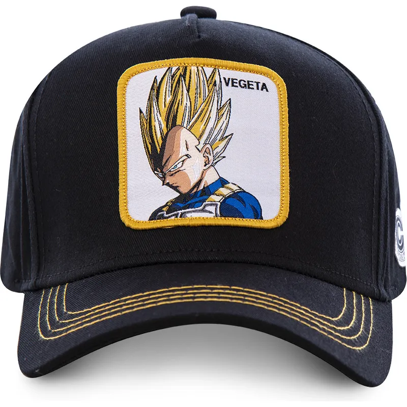 cap-curbata-black-snapback-vegeta-dragon-ball-de-capslab