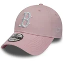 epci-curbata-roz-reglabila-9forty-essential-de-boston-red-sox-mlb-de-new-era