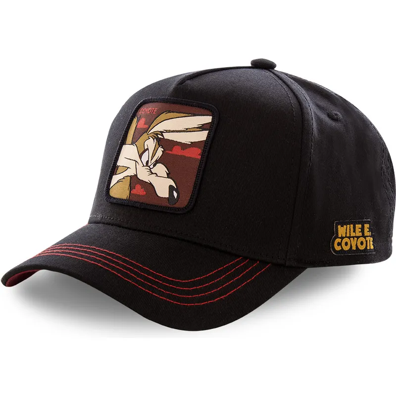 epci-curbata-negru-snapback-coy3-coiot-looney-tunes-de-capslab