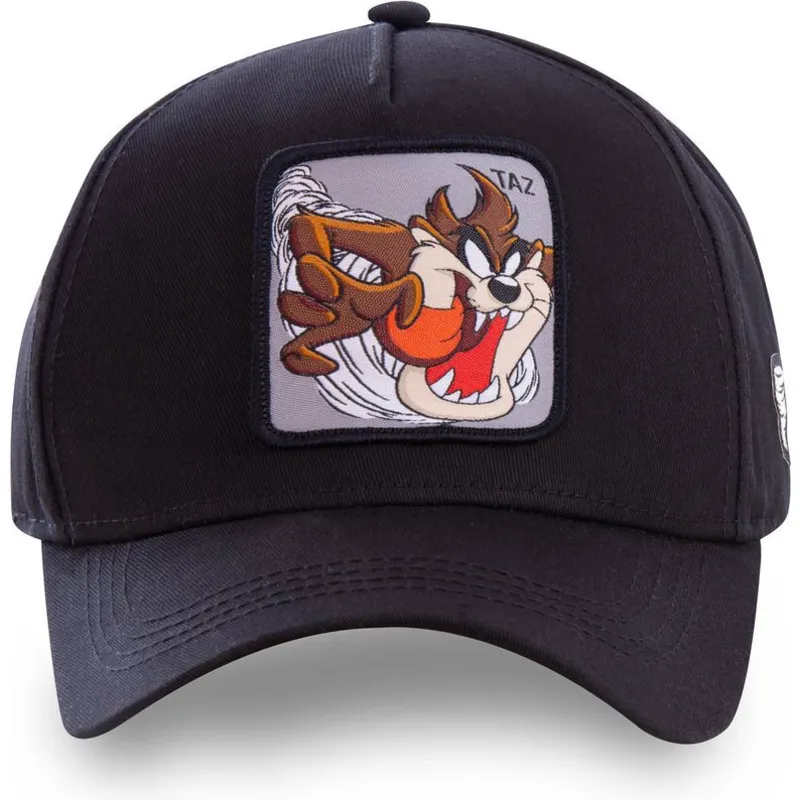 epci-curbata-negru-snapback-diavolul-tasmanian-looney-tunes-de-capslab