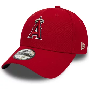 New Era Curved Brim 9FORTY The League Los Angeles Angels MLB Red Adjustable Cap