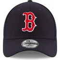 marineblaue-verstellbare-curved-cap-9forty-the-league-der-boston-red-sox-mlb-von-new-era