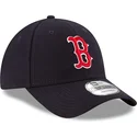 verstellbare-9forty-the-league-boston-red-sox-mlb-kappe-in-marineblau-von-new-era