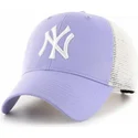 epci-curbata-violet-snapback-lavanda-mvp-flagship-de-new-york-yankees-mlb-de-47-brand
