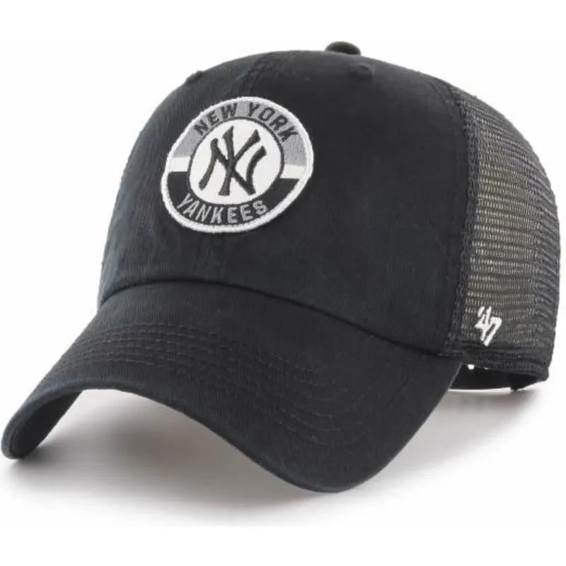 epci-curbata-negru-snapback-clean-up-porter-de-new-york-yankees-mlb-de-47-brand