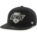 epci-plata-negru-snapback-captain-no-shot-de-los-angeles-kings-nhl-de-47-brand