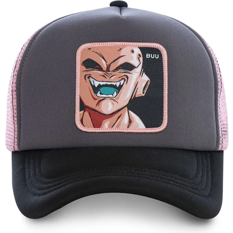 epci-curbata-gri-snapback-rosa-buu3m-kid-buu-dragon-ball-de-capslab