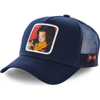 epci-curbata-bleumarin-snapback-androide-c17a-c-17-dragon-ball-de-capslab