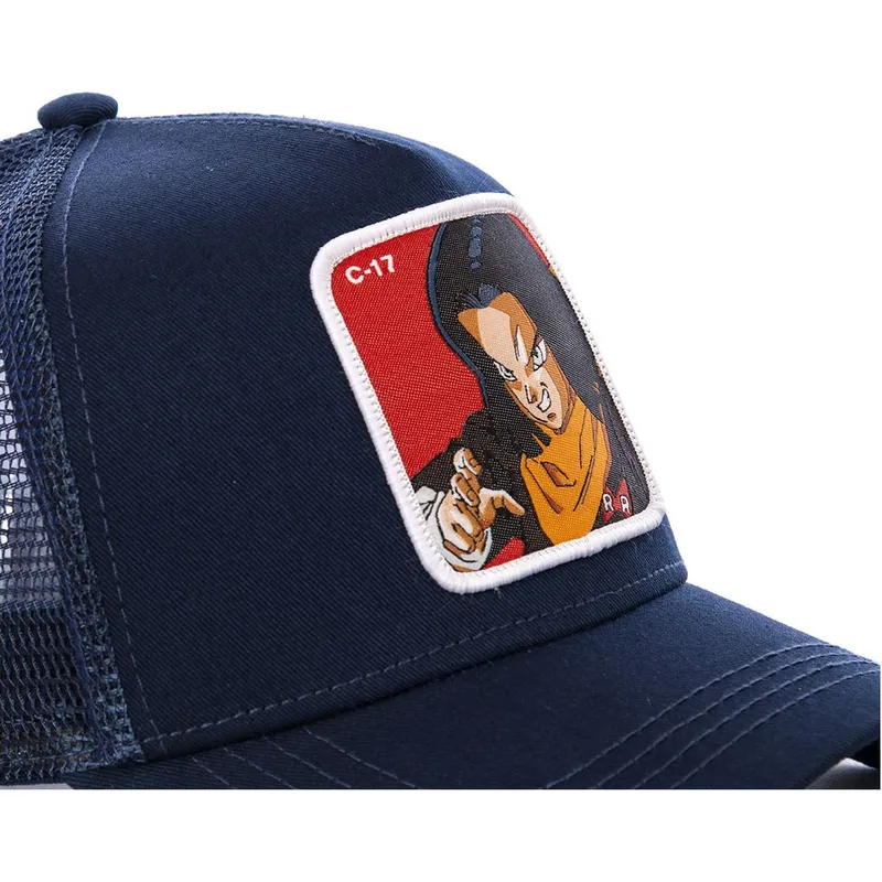epci-curbata-bleumarin-snapback-androide-c17a-c-17-dragon-ball-de-capslab