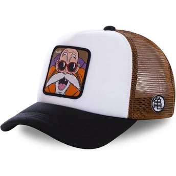 epci-curbata-alb-snapback-kam3m-maestrul-roshi-dragon-ball-de-capslab