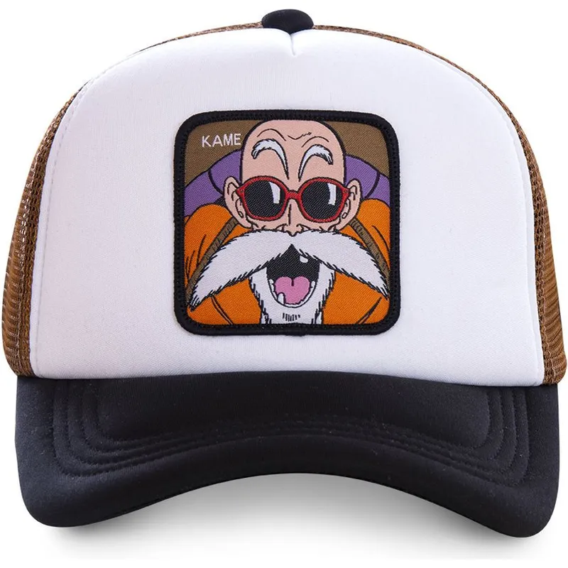 epci-curbata-alb-snapback-kam3m-maestrul-roshi-dragon-ball-de-capslab