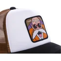epci-curbata-alb-snapback-kam3m-maestrul-roshi-dragon-ball-de-capslab