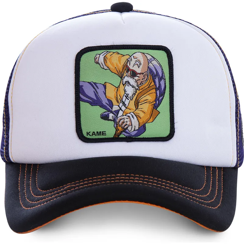 epci-curbata-alb-snapback-kam6m-maestrul-roshi-dragon-ball-de-capslab
