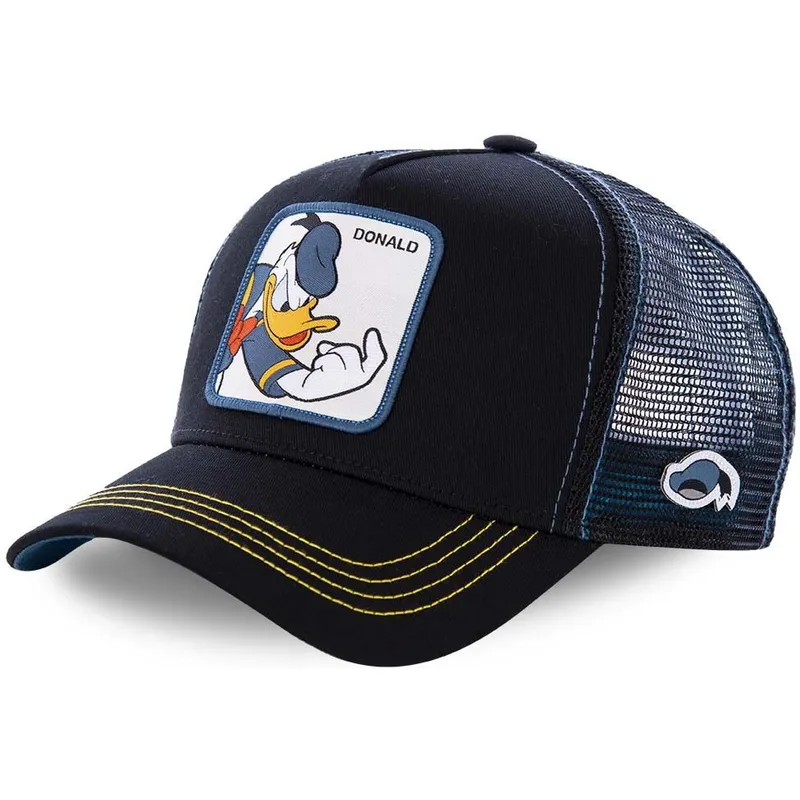 epci-curbata-negru-snapback-don2-donald-duck-disney-de-capslab