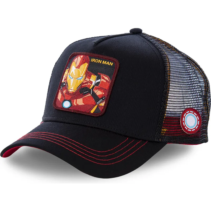 epci-curbata-negru-snapback-iro2-iron-man-marvel-comics-de-capslab