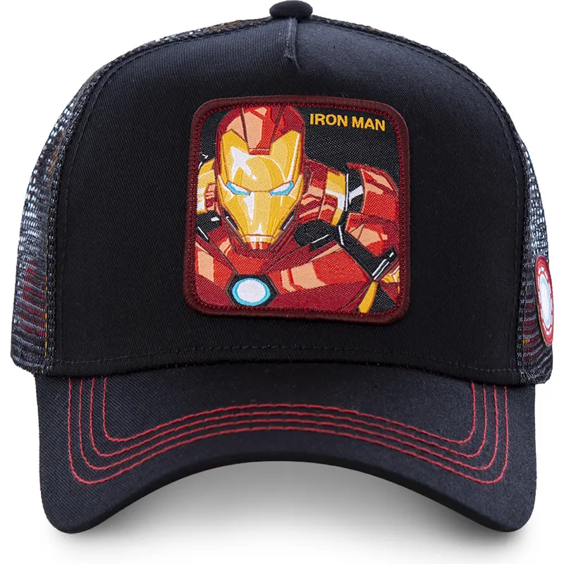 epci-curbata-negru-snapback-iro2-iron-man-marvel-comics-de-capslab