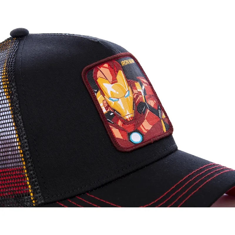 epci-curbata-negru-snapback-iro2-iron-man-marvel-comics-de-capslab