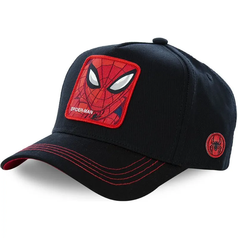 epci-curbata-negru-snapback-spi3-spider-man-marvel-comics-de-capslab
