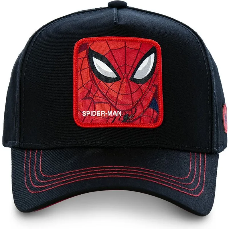 epci-curbata-negru-snapback-spi3-spider-man-marvel-comics-de-capslab