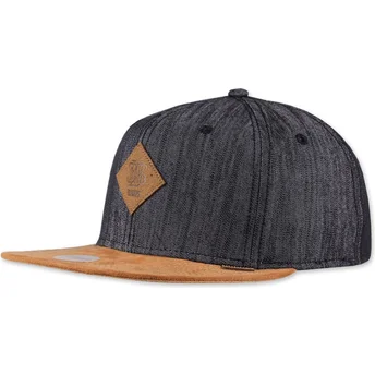 Djinns Svart Snapback Flat Keps Linen 2015