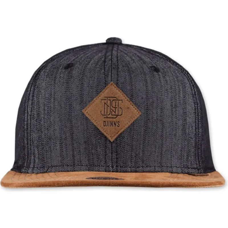 epci-plata-negru-snapback-linen-2015-de-djinns