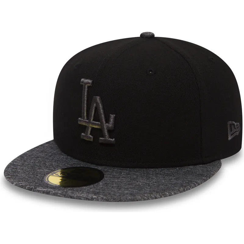 epci-plata-negru-fitted-59fifty-grey-collection-de-los-angeles-dodgers-mlb-de-new-era