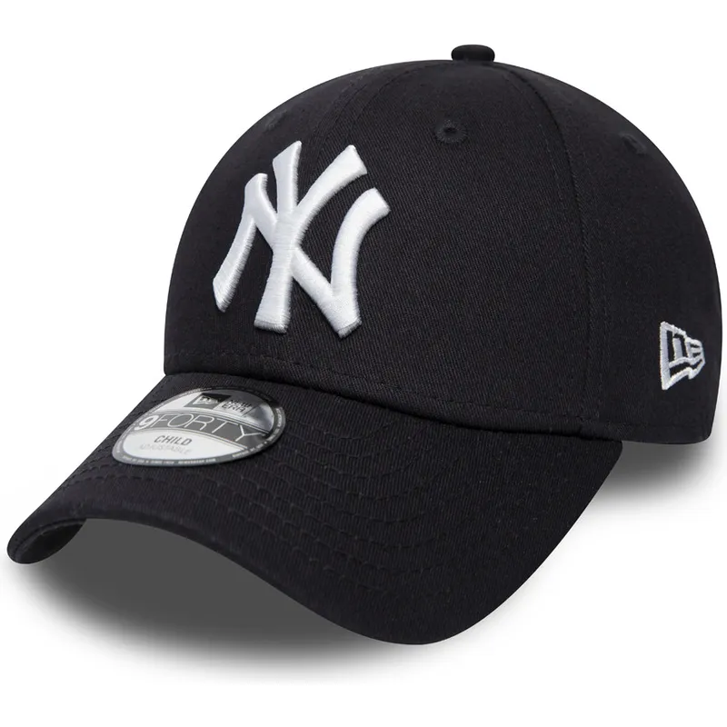 epci-curbata-negru-reglabila-pentru-copii-velcro-9forty-essential-de-new-york-yankees-mlb-de-new-era