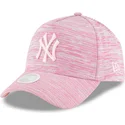 epci-curbata-roz-snapback-ajustable-9forty-a-frame-engineered-fit-de-new-york-yankees-mlb-de-new-era