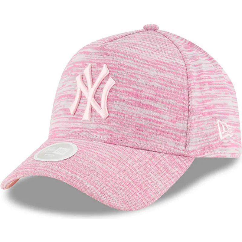 epci-curbata-roz-snapback-ajustable-9forty-a-frame-engineered-fit-de-new-york-yankees-mlb-de-new-era