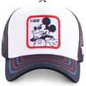 epci-curbata-alb-snapback-floatin-flo-mickey-mouse-disney-de-capslab
