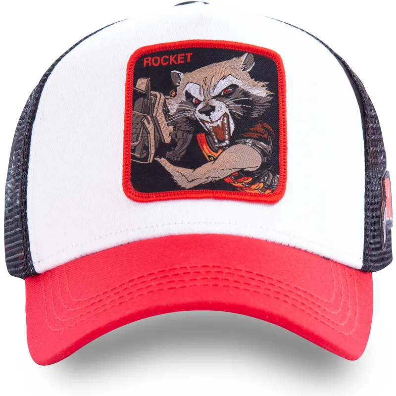 epci-curbata-alb-snapback-roc2-rocket-raccoon-marvel-comics-de-capslab