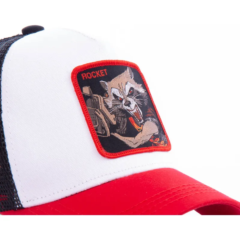 epci-curbata-alb-snapback-roc2-rocket-raccoon-marvel-comics-de-capslab