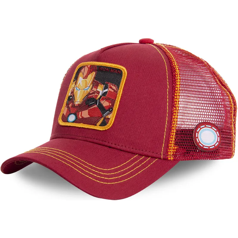 epci-curbata-rou-snapback-iro1-iron-man-marvel-comics-de-capslab