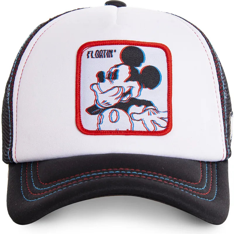 epci-curbata-alb-snapback-floatin-flo2m-mickey-mouse-disney-de-capslab