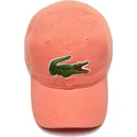 gorra-curva-naranja-claro-ajustable-big-croc-gabardine-de-lacoste