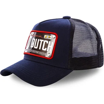 Șepci curbată bleumarin reglabilă placa California CAL2 de Von Dutch